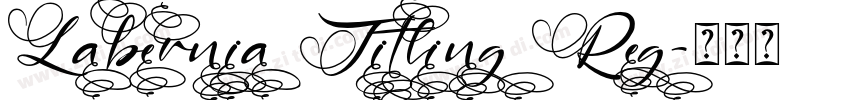 Labernia Titling Reg字体转换